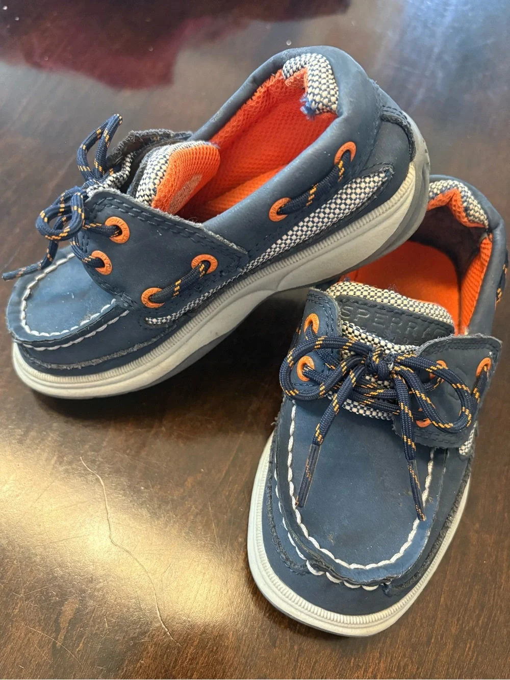 Blue Kids Sperry topsiders